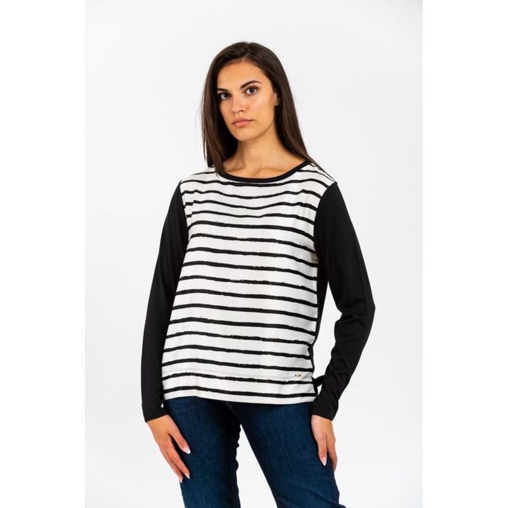 Gas Black Modal Long Sleeve Women's T-Shirt